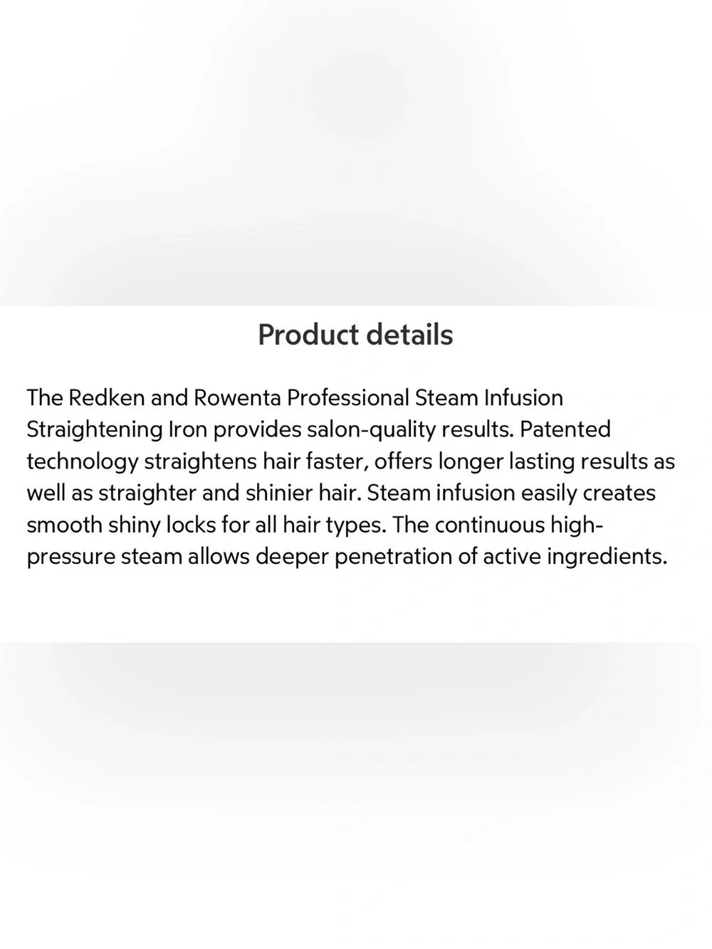 New Redken Steam Infusion Hair Straightener - Black and Blue